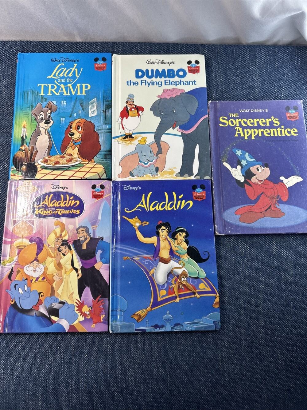 5 Disneys Wonderful World Of Reading Books 1970s Children’s Fiction